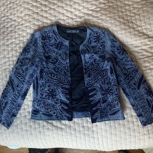 Zara Embroidered Coat